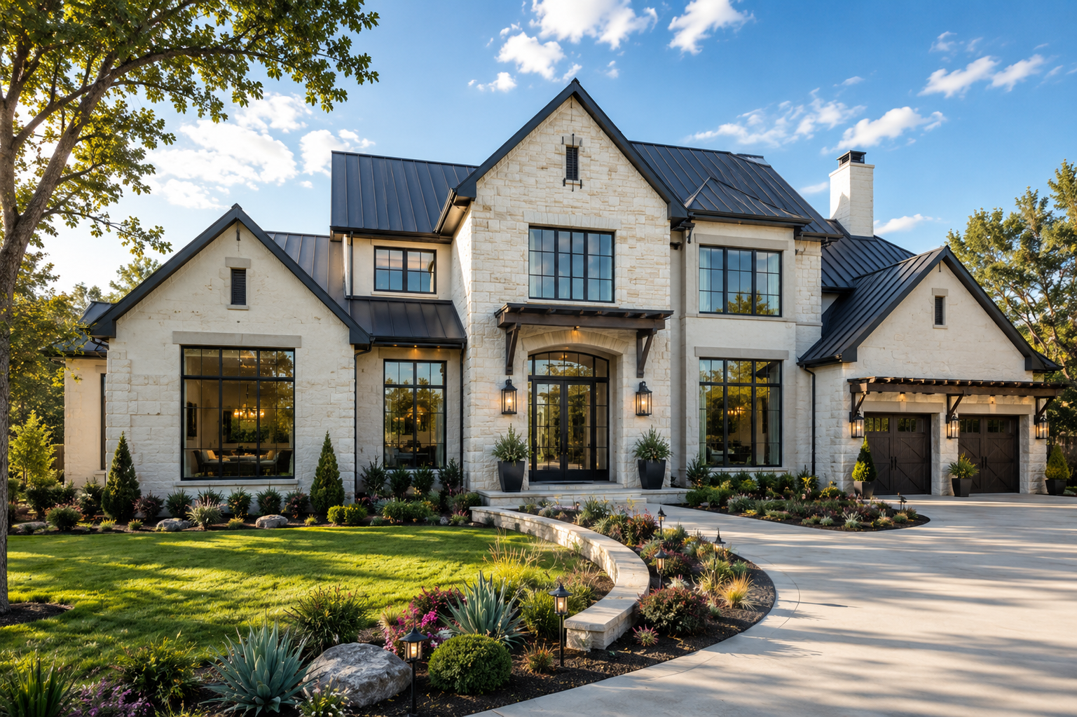 Signature Single Hung Classic window installation on luxury home