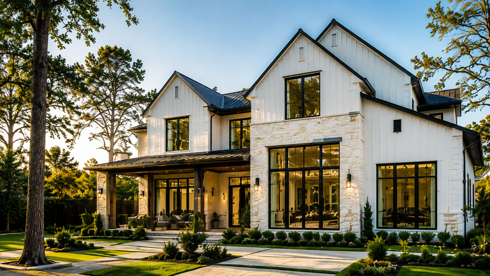 Beautiful Houston home with premium replacement windows by Home Team Windows